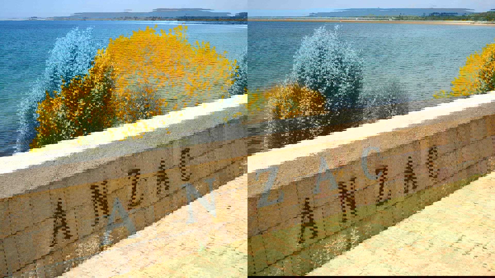 Anzac Cove in Gallipoli