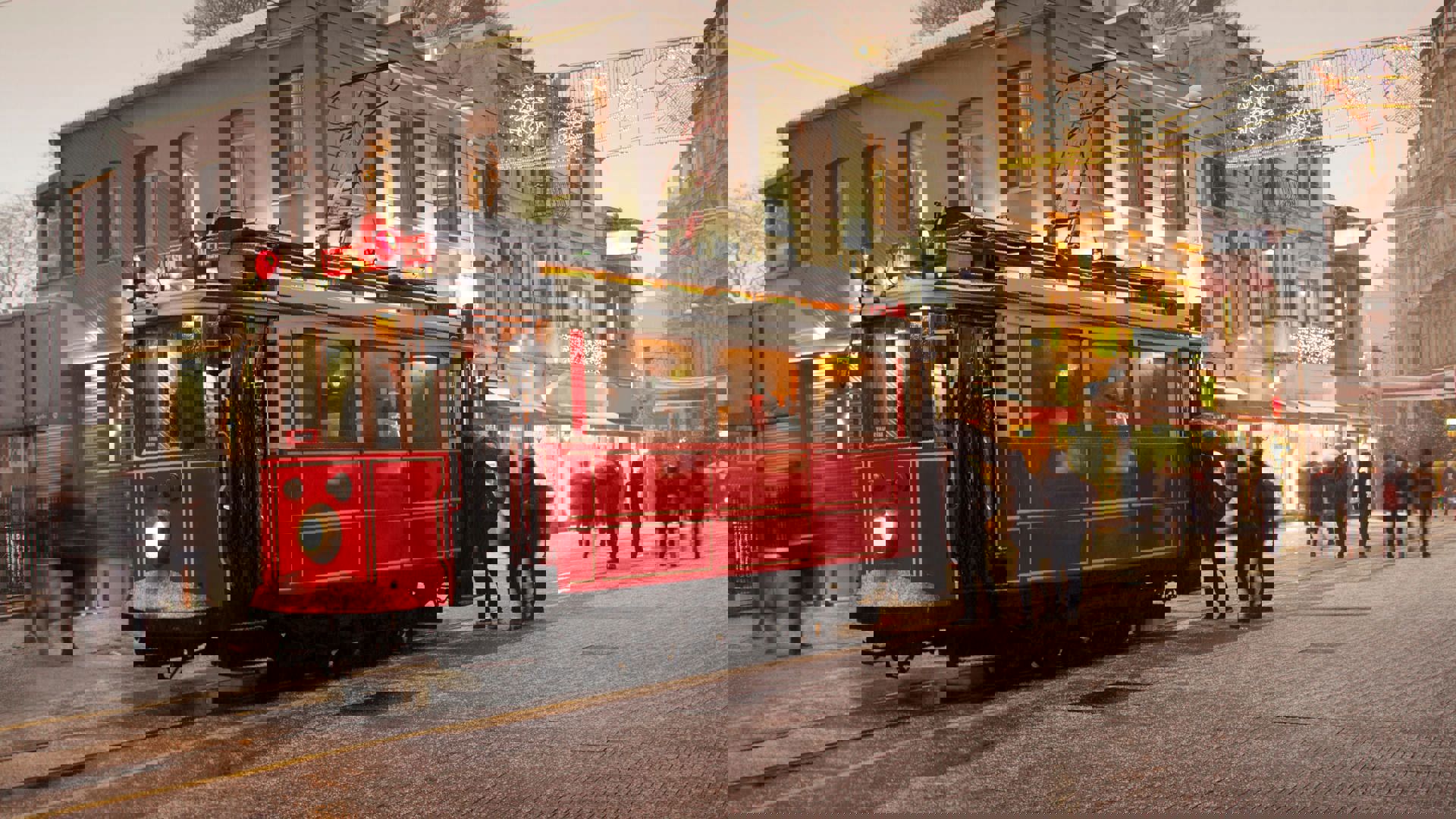 Istiklal Street Old Tram