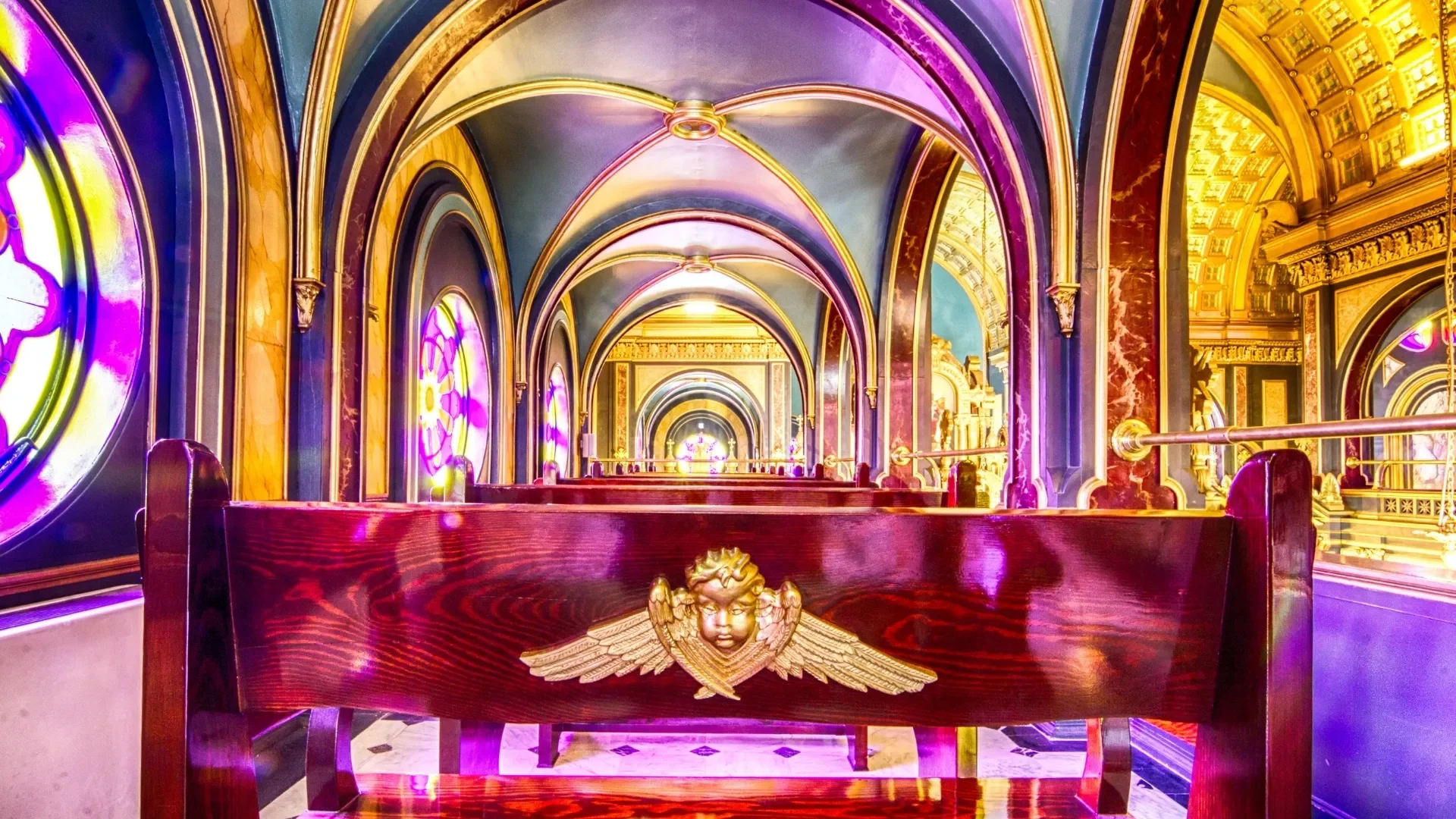 Colorful stained glass and richly decorated interiors reveal the artistic beauty of Istanbul’s active churches.