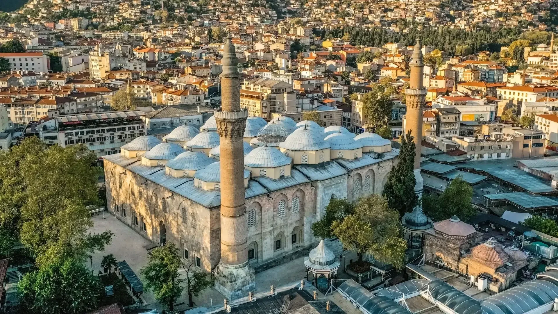 Grand Mosque in the center of Bursa