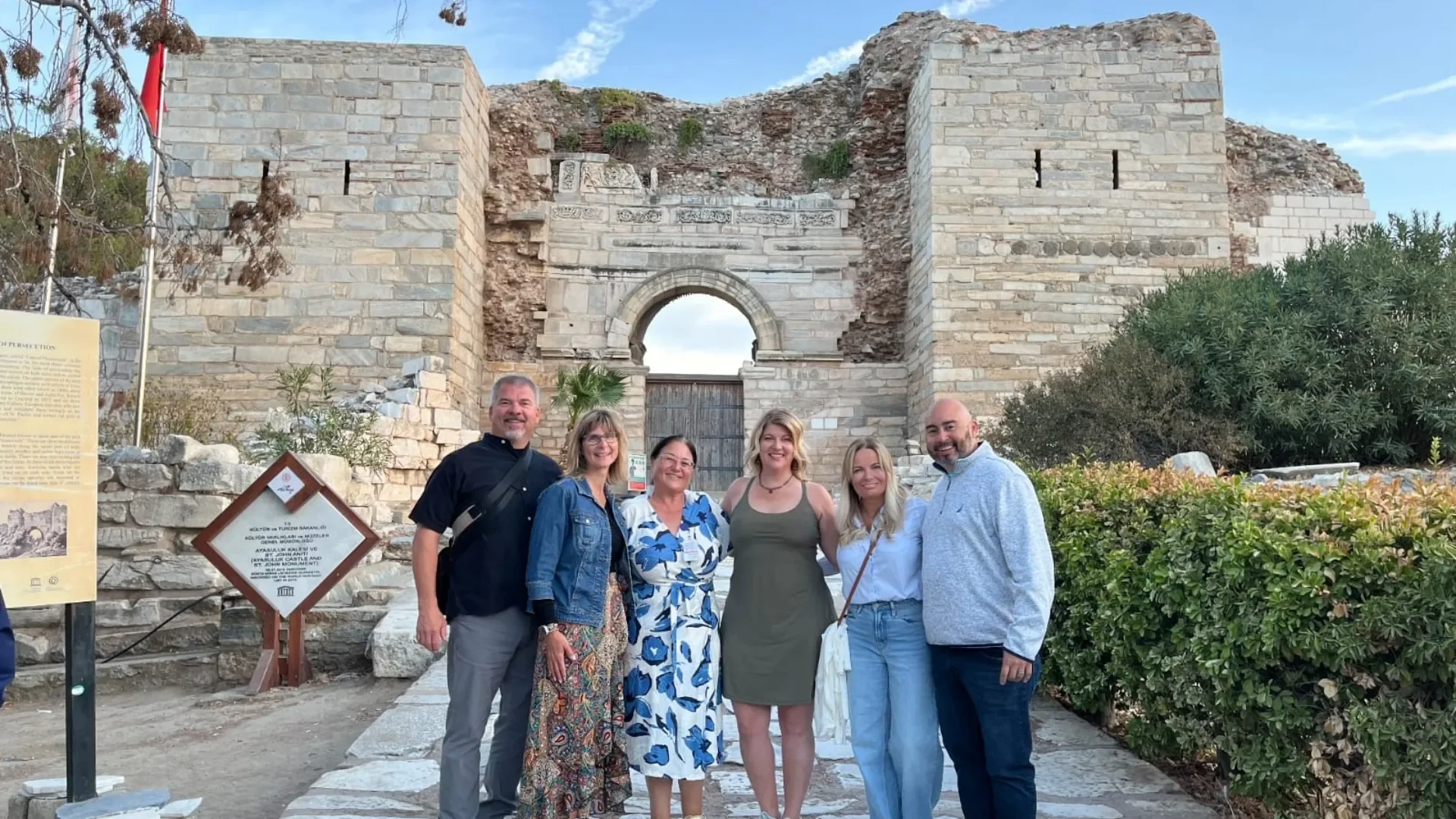 Cruise Passengers Visiting Ephesus Ancient City with Their Private Guide