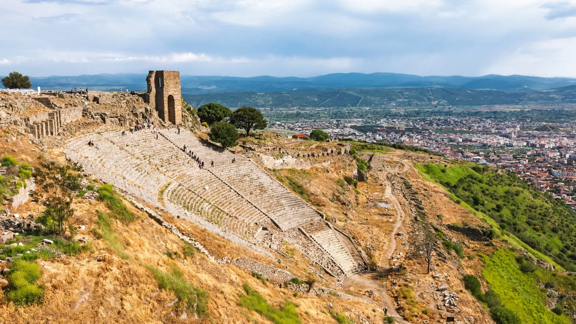 Grandeur of Ancient Theatre in Pergamon Ancient City