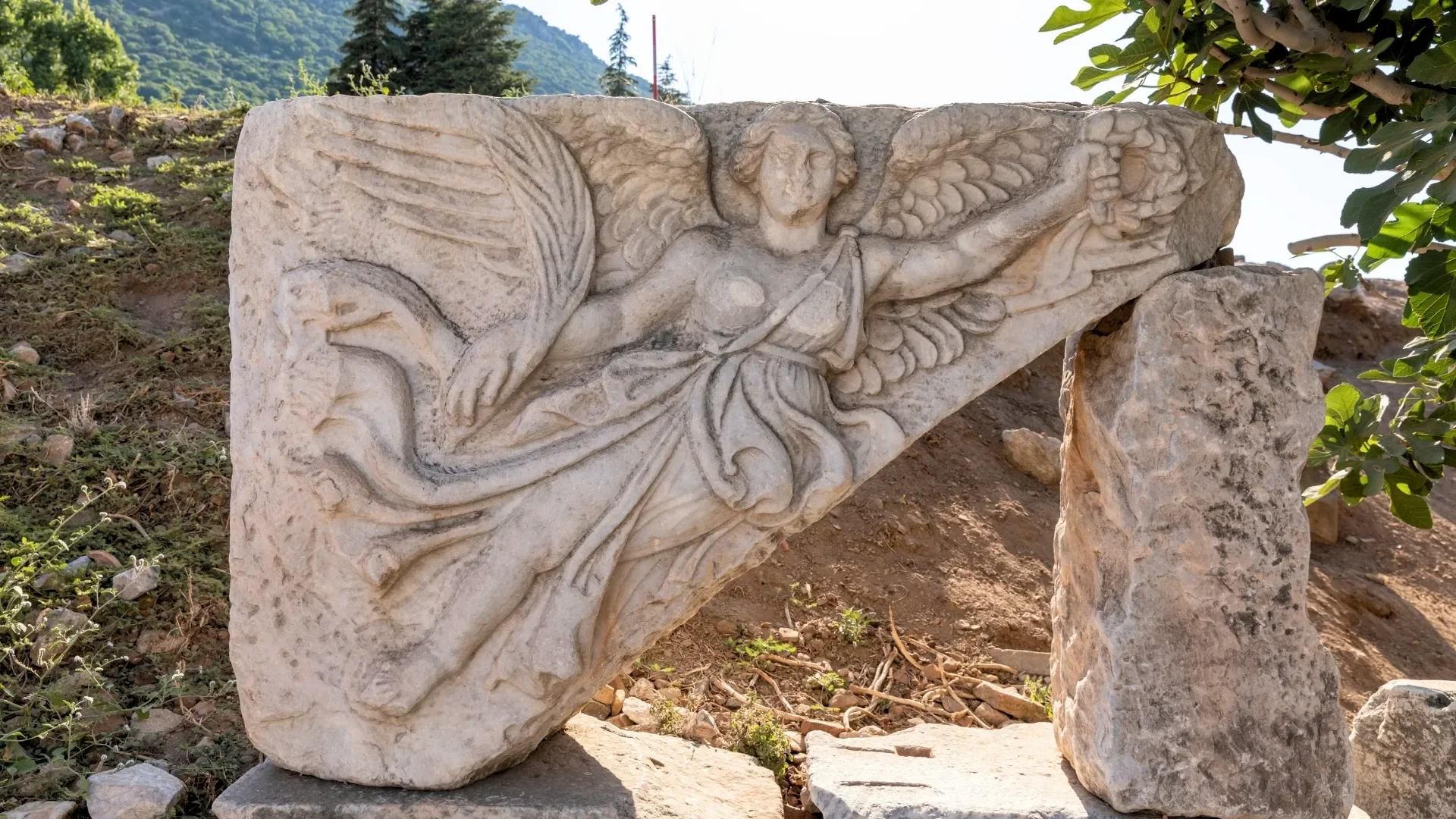 Nike Statue in Ephesus Ancient City