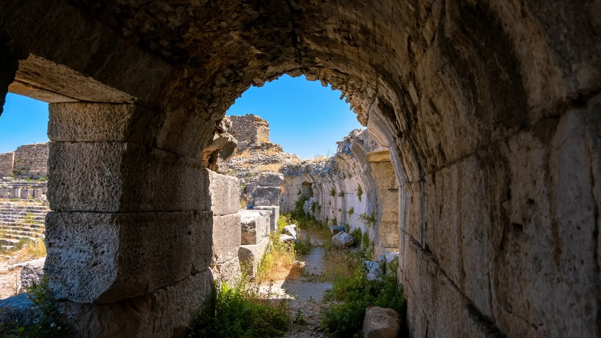 Miletus Ancient City Ruins and Tunnel