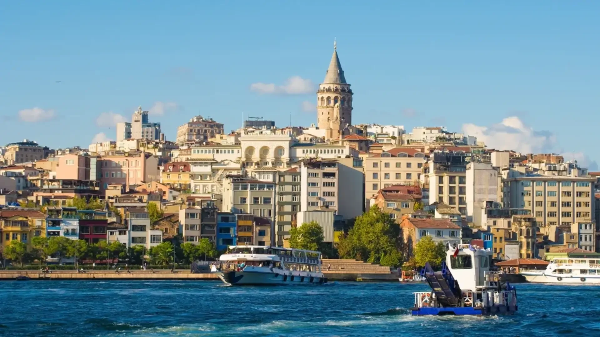 Galata Tower from Bosphorus