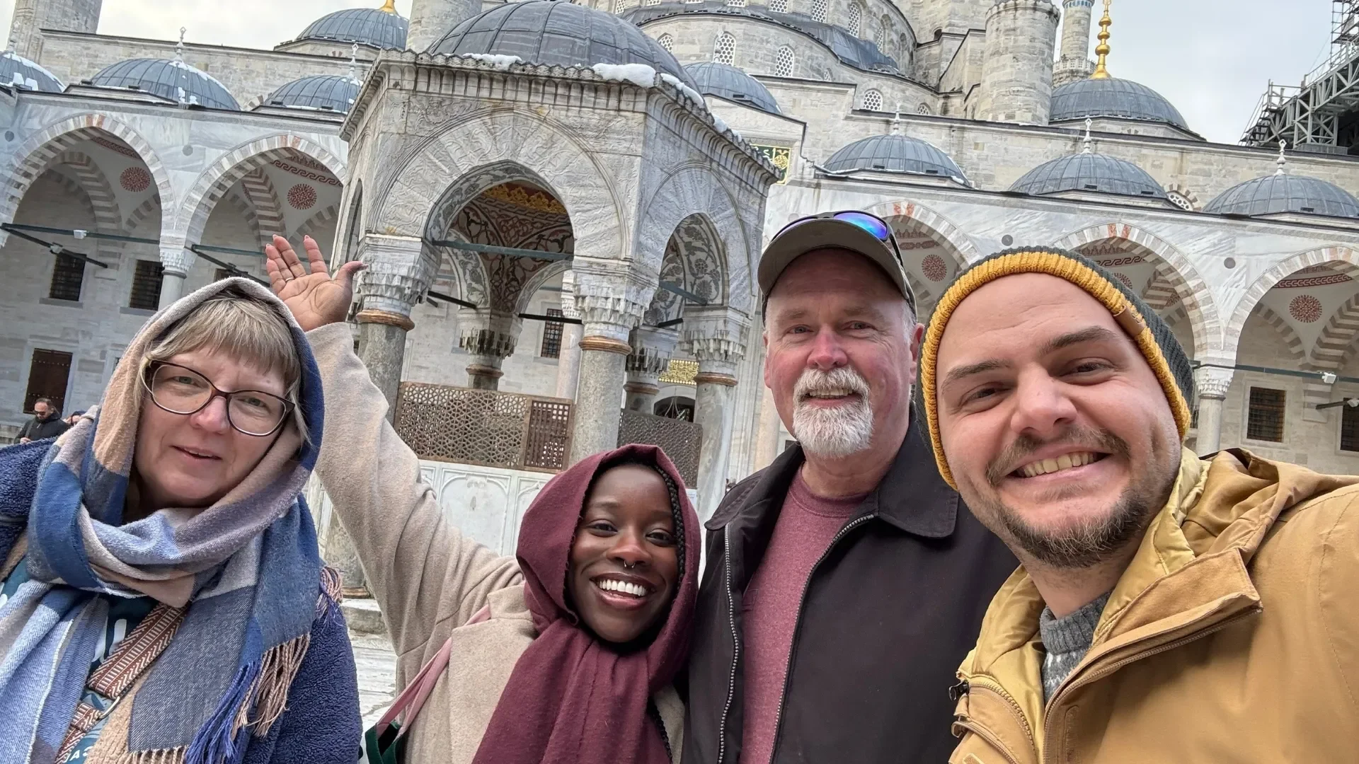 Blue Mosque courtyard visit on a private Istanbul shore excursion from Galataport with an expert local guide.