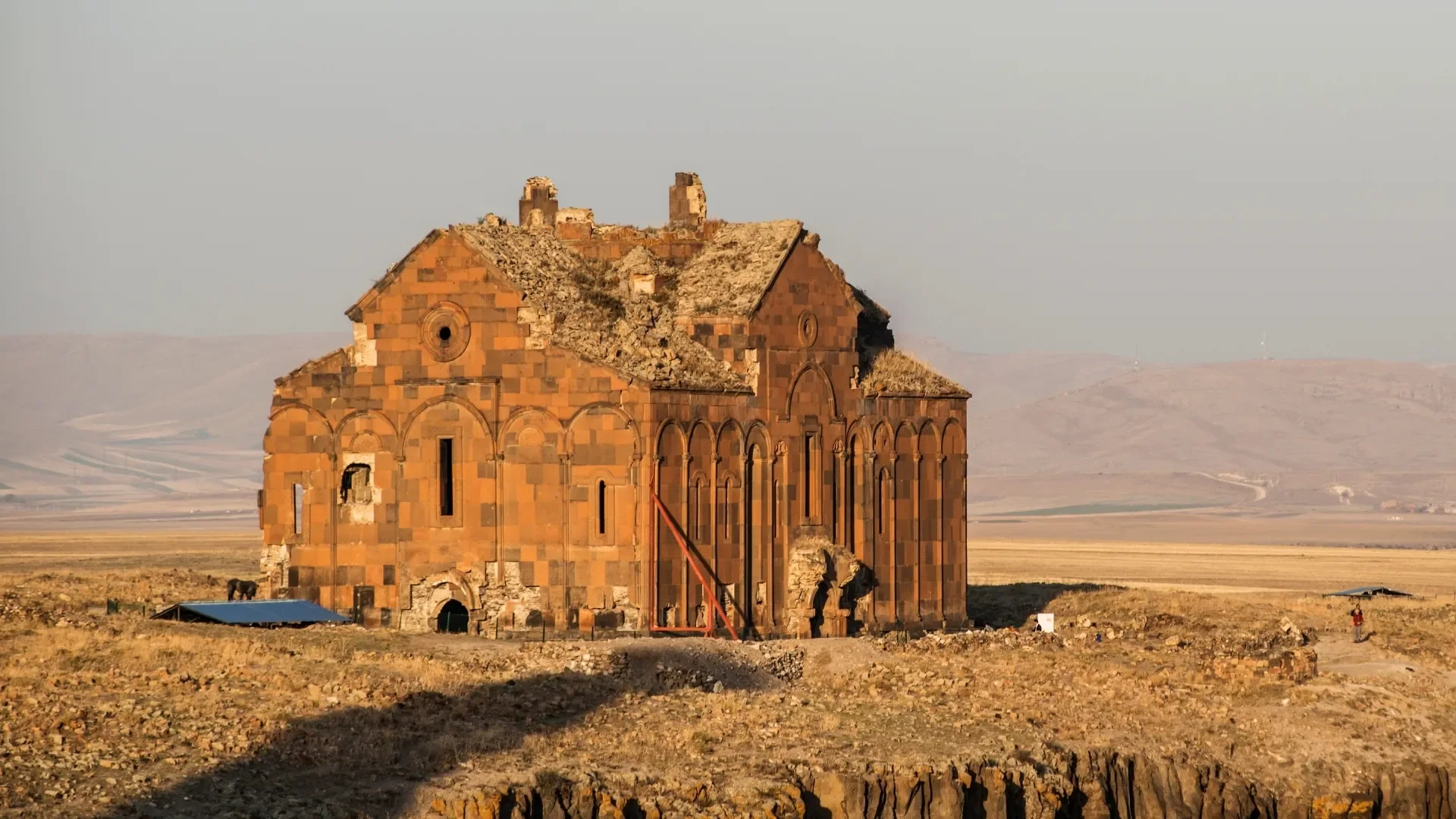 Ani Cathedral in Ani Site of Kars, Turkiye