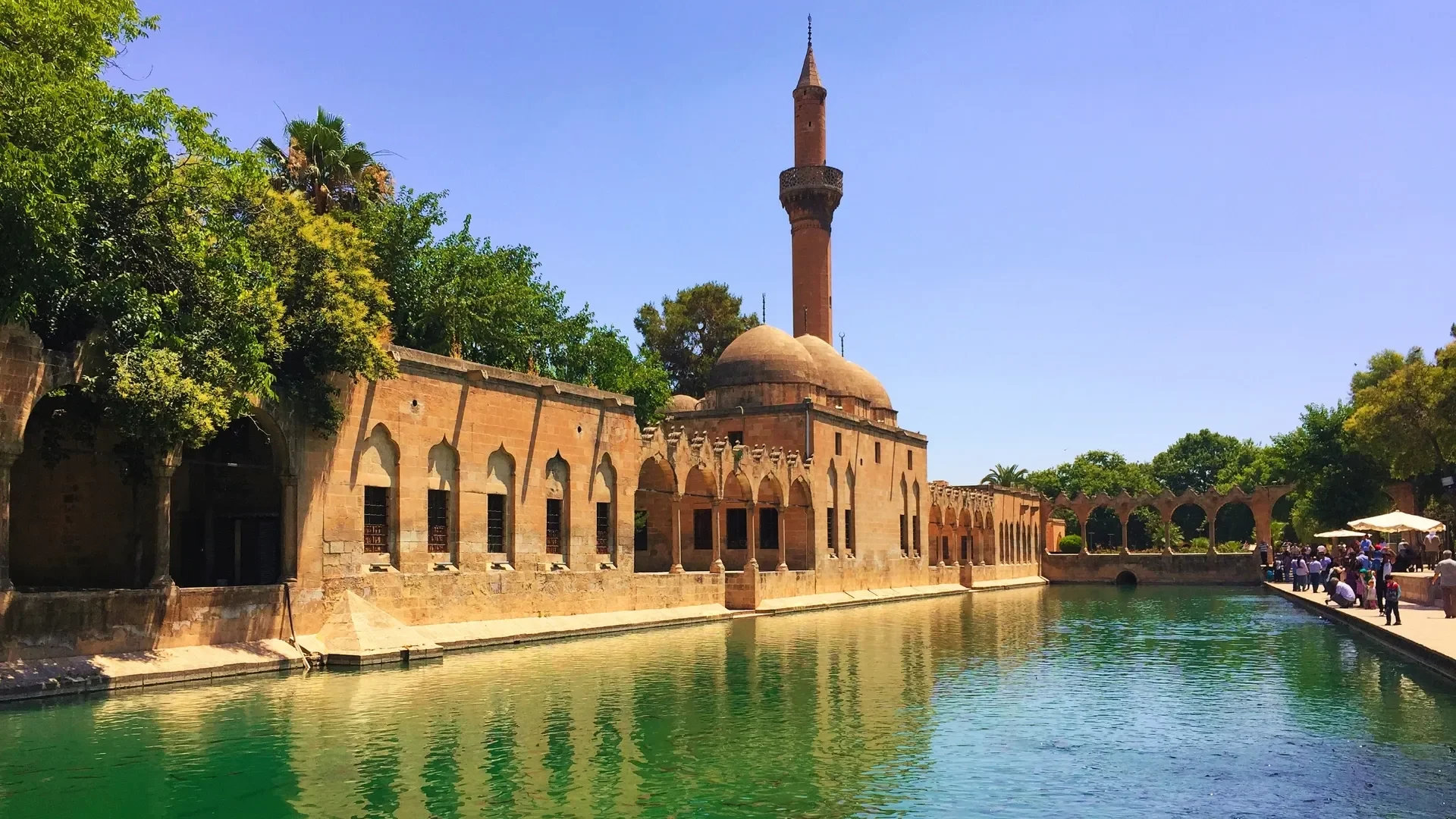 Balıklıgol or Abraham Pools in Sanliurfa, Turkiye