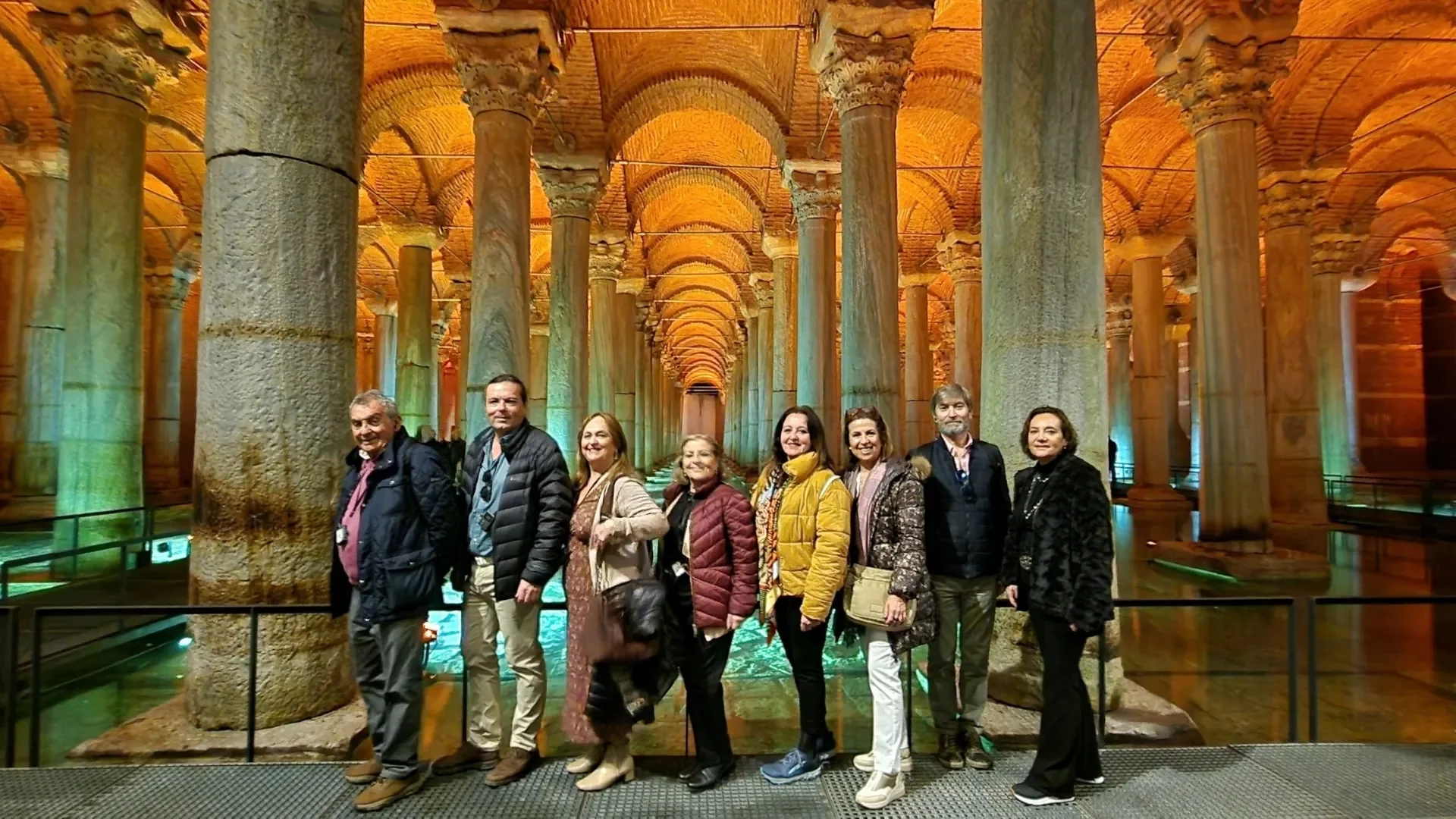 Basilica Cistern group tour experience: Discover the Basilica Cistern with a small group and see the ancient columns, water reflections, and Byzantine engineering beneath Istanbul.