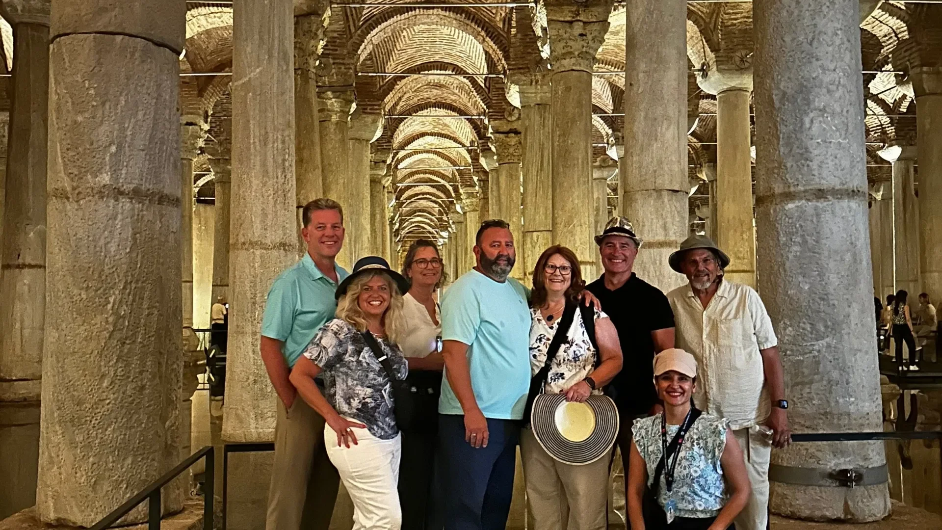 Guests visiting Basilica Cistern in Istanbul: A private Basilica Cistern tour offers an easy way to explore one of Istanbul’s most memorable underground landmarks with historical context.