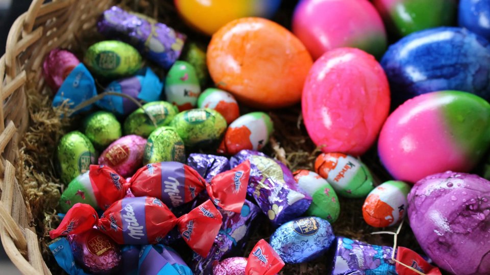 Easter Eggs with Candies